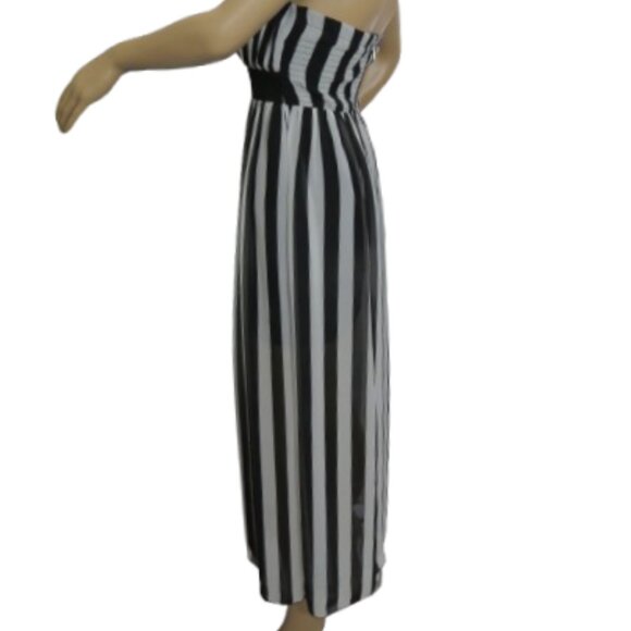Casting LA Empire Waist Striped Layered Dress - Picture 5 of 9